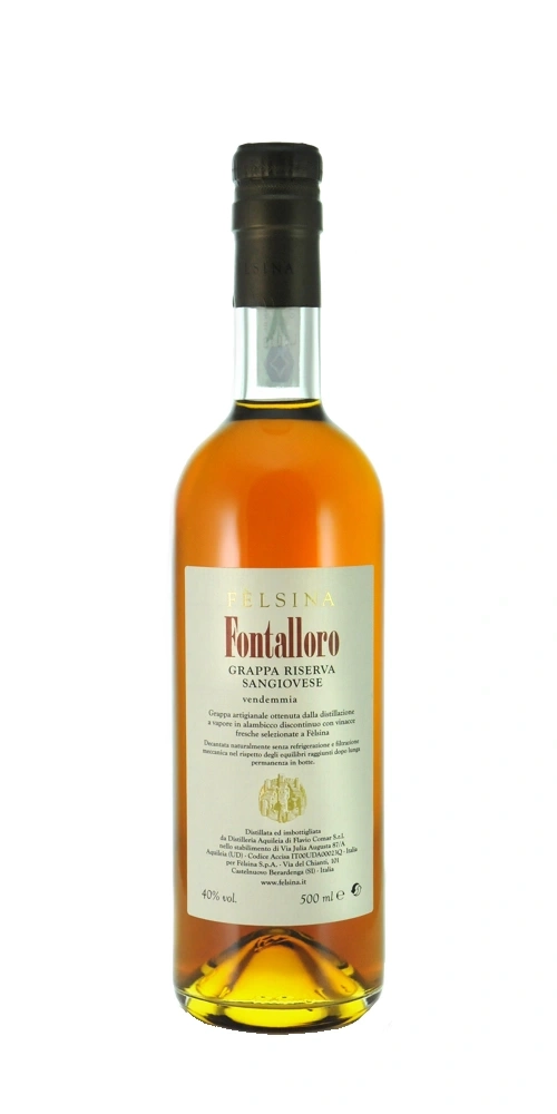 Flasche Felsina Fontalloro Grappa Riserva Sangiovese Vendemmia