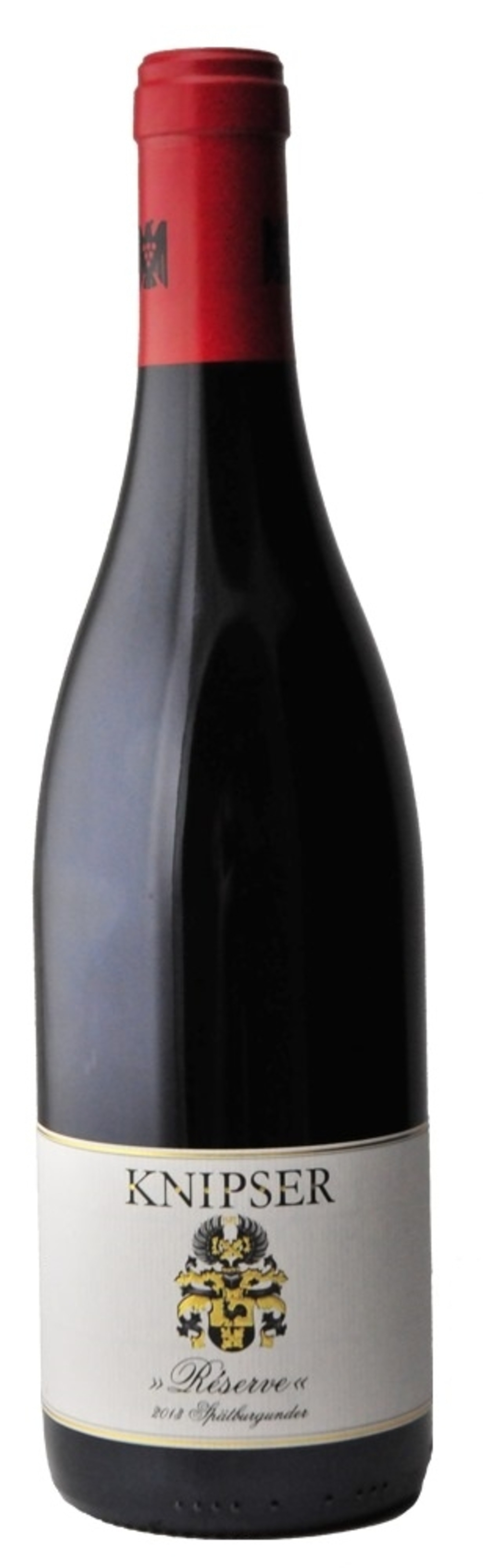 Wein-Flasche von Knipser, Reserve, 2018 Spätburgunder, rot, edel, elegant