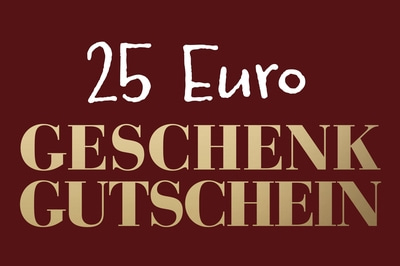 Geschenkgutschein 25 EURO Gutschein