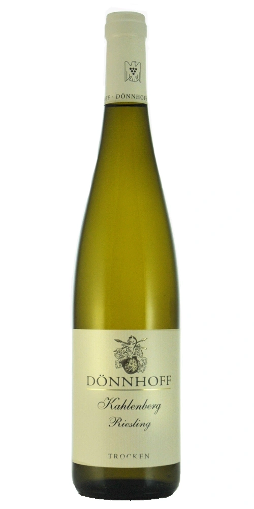 Eine Flasche Drnnhoff Kahlenberg Riesling Trocken Wein