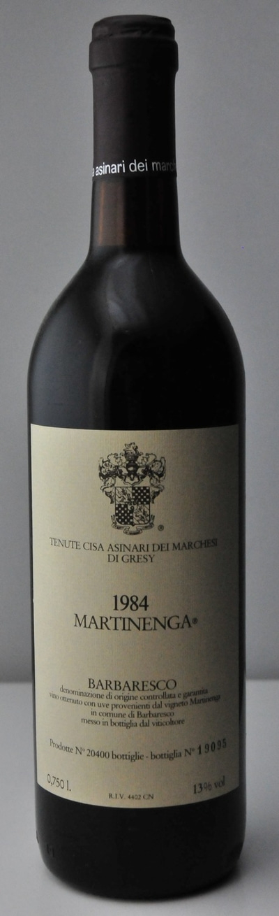 Barbaresco Martinenga Nebbiolo 1984 Marchesi di Gresy