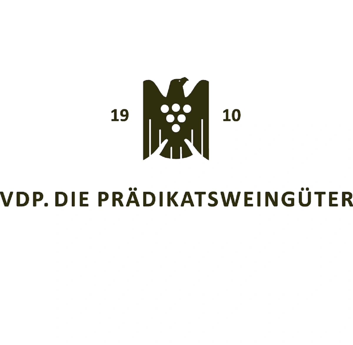 Logo mit Adler, Trauben und Schriftzug VDP. DIE PRÄDIKATSWEINGÜTER