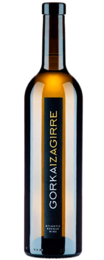 Eine Flasche Gorkazagirre Wein mit einem Etikett