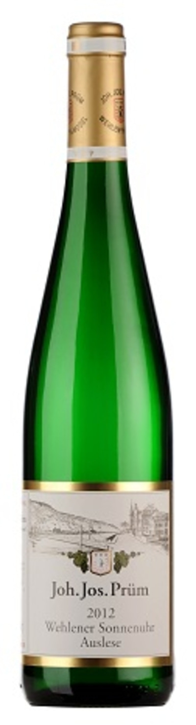 Weinflasche von Joh. Jos. Prüm, 2012 Wehlener Sonnenuhr Auslese, grün