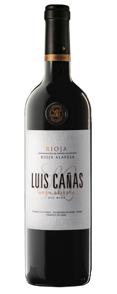 Wein, Luis Cañas Gran Reserva, Rioja Alavesa, Rotwein, Spanien, Flasche, Etikett, Logo, Getränk