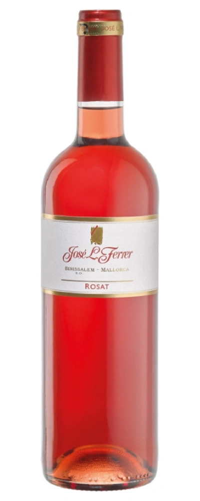 Eine Flasche Roséwein von José L. Ferrer aus Binissalem, Mallorca.