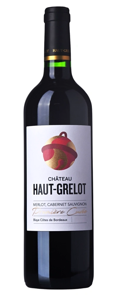 Wein Chateau Haut-Grelot, Merlot, Cabernet Sauvignon, Blaye Côtes de Bordeaux, Flasche