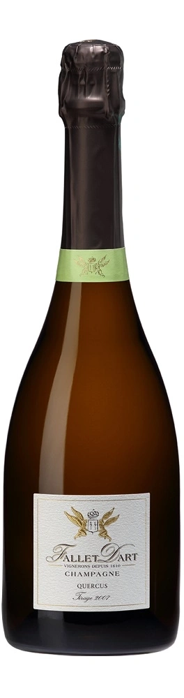 Champagnerflasche Fallet Dart Quercus, Jahrgang 2007, Champagner