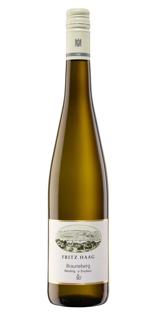Flasche Fritz Haag Riesling Brauneberg GG trocken Wein
