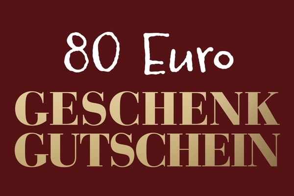 Geschenkgutschein 80 EURO Gutschein