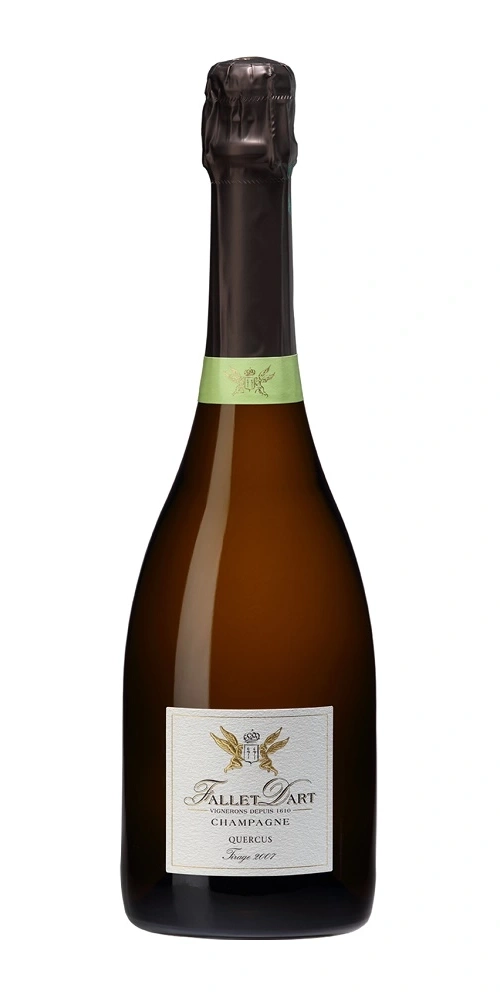 Flasche Champagner von Fallet-Dart mit Etikett