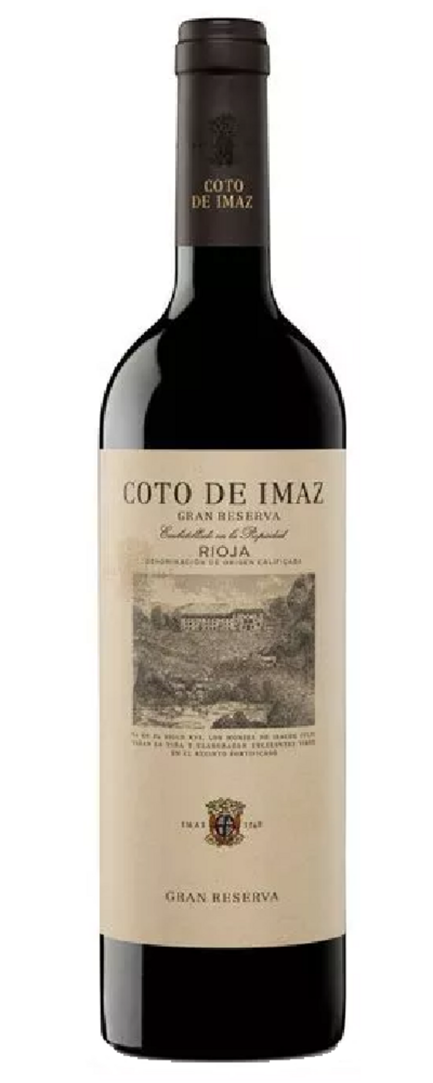 Wein Coto de Imaz Gran Reserva Rioja, Rotwein, Flasche, Etikett, Alkoholgetränk, Weinprobe