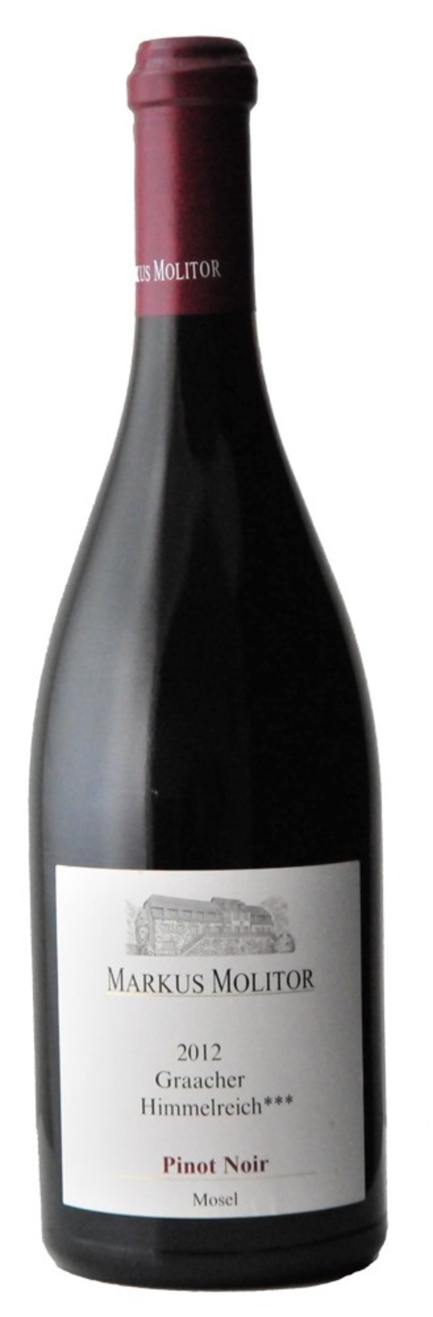 Weinflasche von Markus Molitor, Pinot Noir, 2012, Graacher Himmelreich