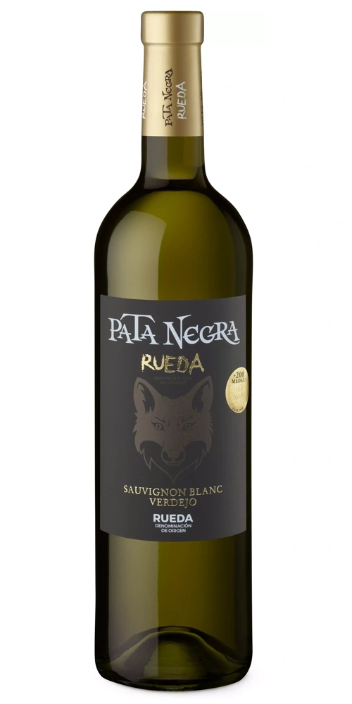 Pata Negra Rueda Wein Sauvignon Blanc Verdejo Flasche