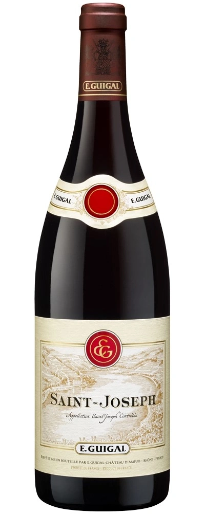 Wein, Saint-Joseph, E. Guigal, Flasche, Rotwein, Frankreich, Appellation, Château d'Ampuis