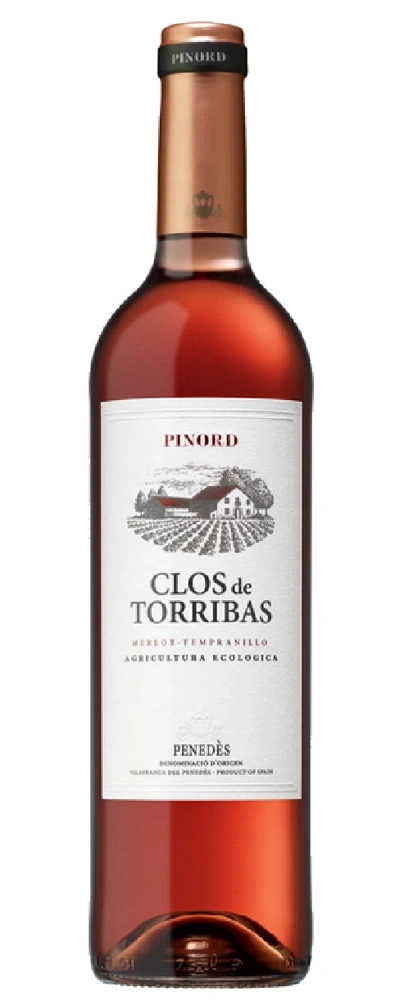 Eine Flasche Roséwein von Pinord Clos de Torribas