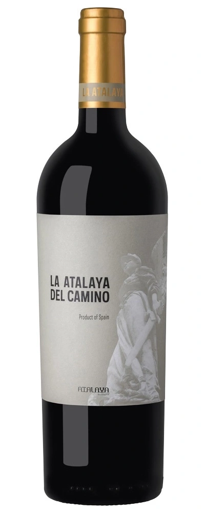 Wein-Flasche mit Etikett 'La Atalaya del Camino' aus Spanien.