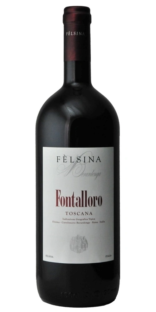 Fèlsina Fontalloro Toscana Rotwein Flasche mit Etikett