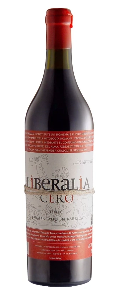 Wein, Liberalia Cero Tinto, Rotwein, in Barrique fermentiert, Flasche, Weinprobe, Genuss