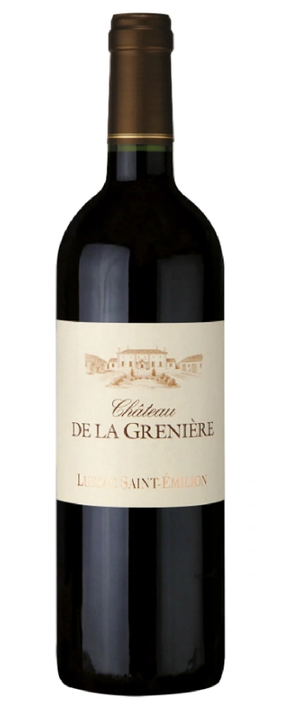 Wein-Flasche von Château de la Grenière, Lussac Saint-Émilion, Rotwein