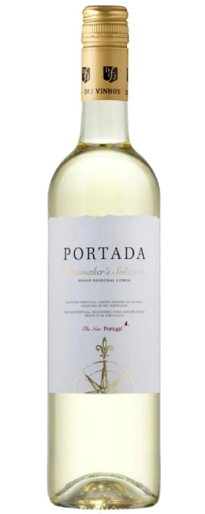 Flasche Portada Wein mit Etikett und goldenem Verschluss