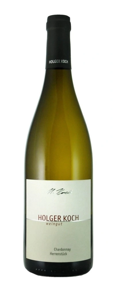 Weinflasche von Holger Koch, Chardonnay Herrenstück, Weingut