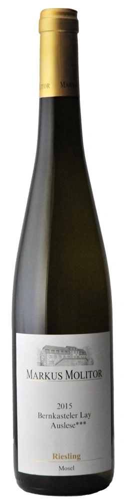Weinflasche von Markus Molitor, Riesling, Bernkasteler Lay Auslese, 2015, Mosel