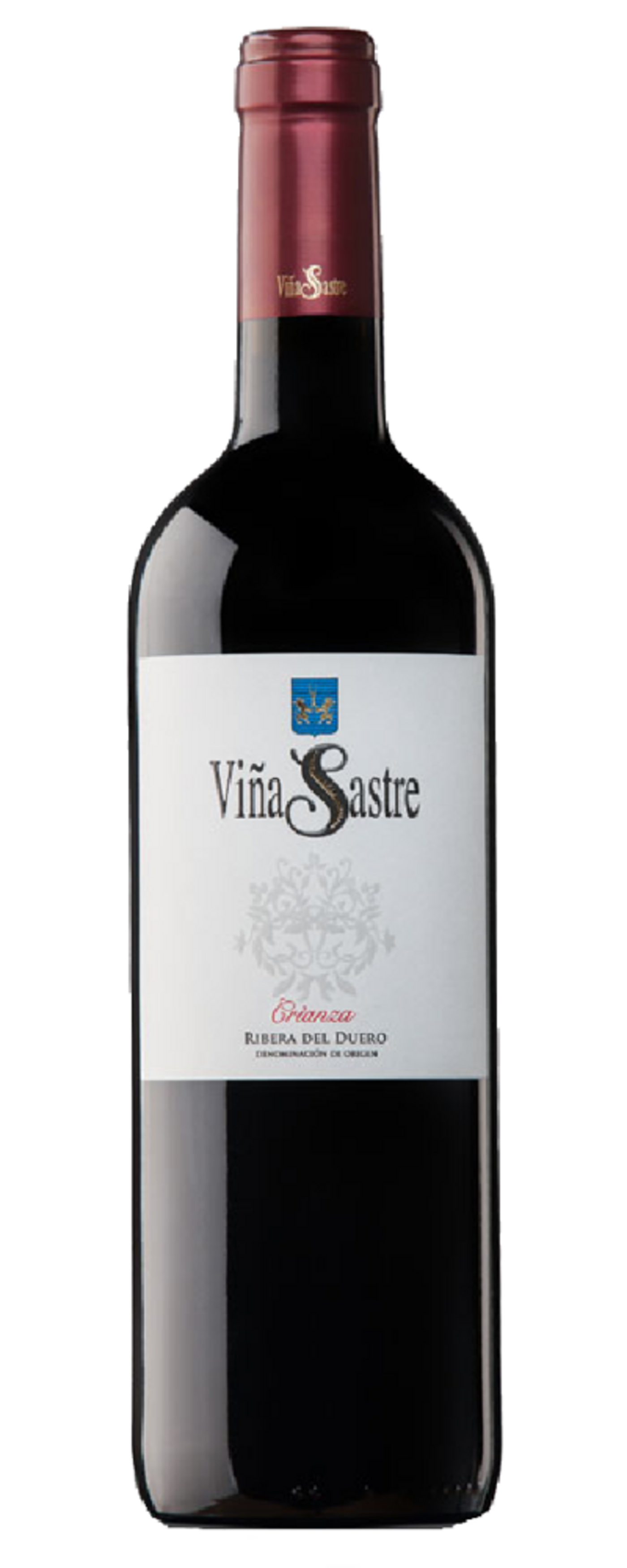 Wein Viña Sastre Crianza Ribera del Duero, Rotwein, Flasche, Etikett