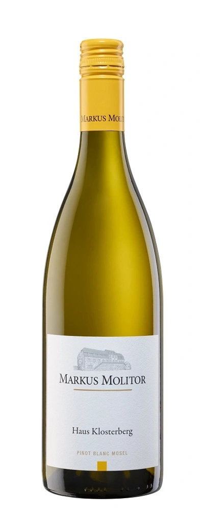 Weinflasche von Markus Molitor, Haus Klosterberg, Pinot Blanc Mosel.