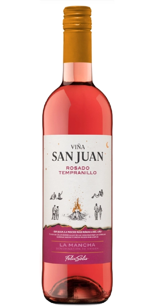 Flasche Roséwein von Viña San Juan, Rosado Tempranillo, La Mancha.