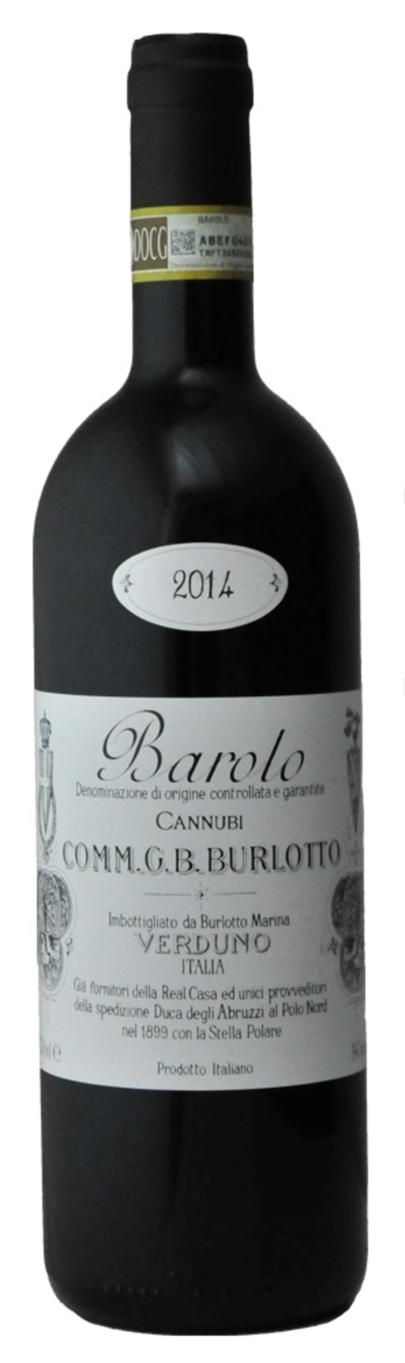 Wein Barolo 2014, italienischer Wein, Flasche, Etikett, Jahrgang, Produkt, Italien