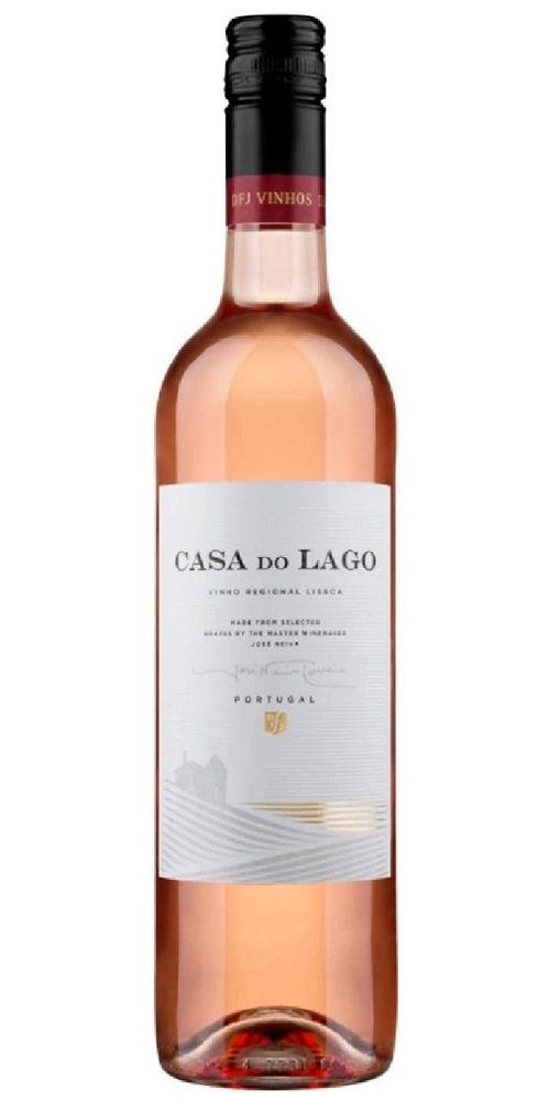 Eine Flasche Roséwein von Casa do Lago